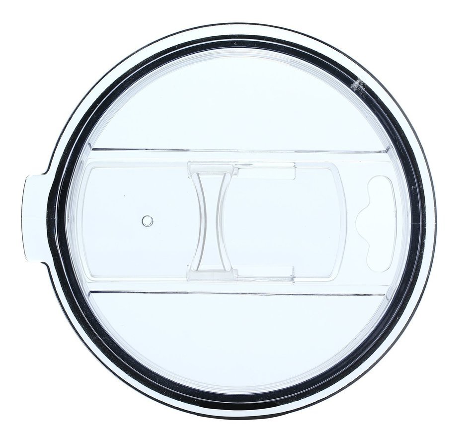 KOBWA Spill and Splash Resistant Lid with Slider Closure for Yeti Rambler, RTIC Tumblers 30 Oz. Tumblers Replacement...