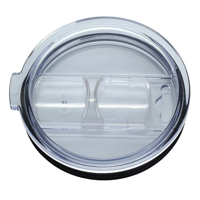 KOBWA Spill and Splash Resistant Lid with Slider Closure for Yeti Rambler, RTIC Tumblers 30 Oz. Tumblers Replacement... N3
