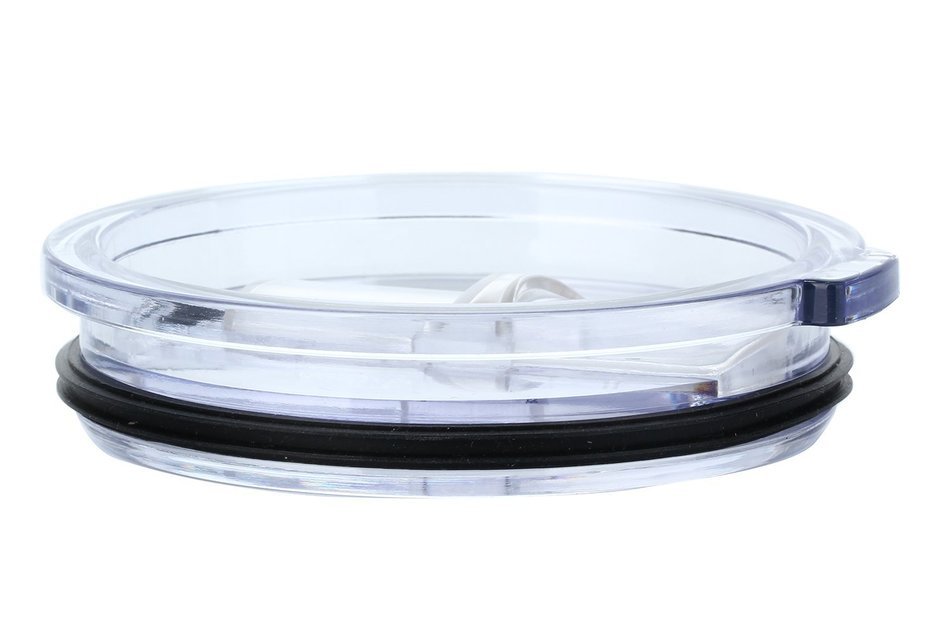 KOBWA Spill and Splash Resistant Lid with Slider Closure for Yeti Rambler, RTIC Tumblers 30 Oz. Tumblers Replacement... N6