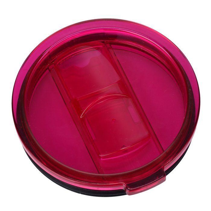 KOBWA Spill and Splash Resistant Lid with Slider Closure for Yeti Rambler, RTIC Tumblers 30 Oz. Tumblers Replacement... N11