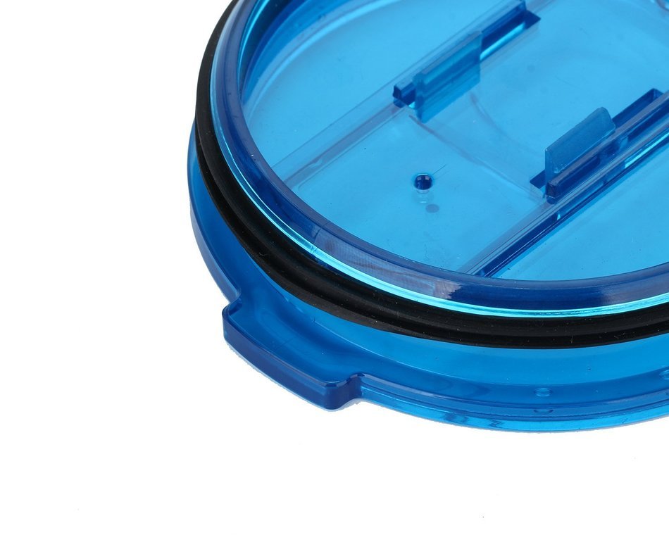 KOBWA Spill and Splash Resistant Lid with Slider Closure for Yeti Rambler, RTIC Tumblers 30 Oz. Tumblers Replacement... N21