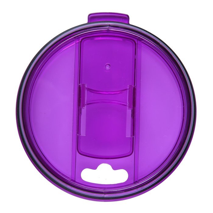 KOBWA Spill and Splash Resistant Lid with Slider Closure for Yeti Rambler, RTIC Tumblers 30 Oz. Tumblers Replacement... N24