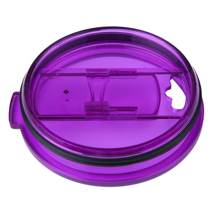 KOBWA Spill and Splash Resistant Lid with Slider Closure for Yeti Rambler, RTIC Tumblers 30 Oz. Tumblers Replacement... N25