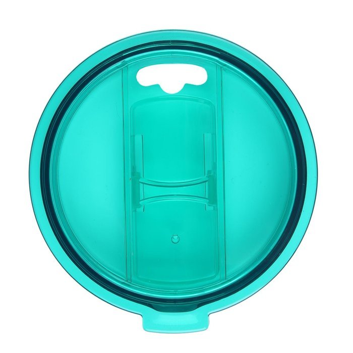 KOBWA Spill and Splash Resistant Lid with Slider Closure for Yeti Rambler, RTIC Tumblers 30 Oz. Tumblers Replacement... N30