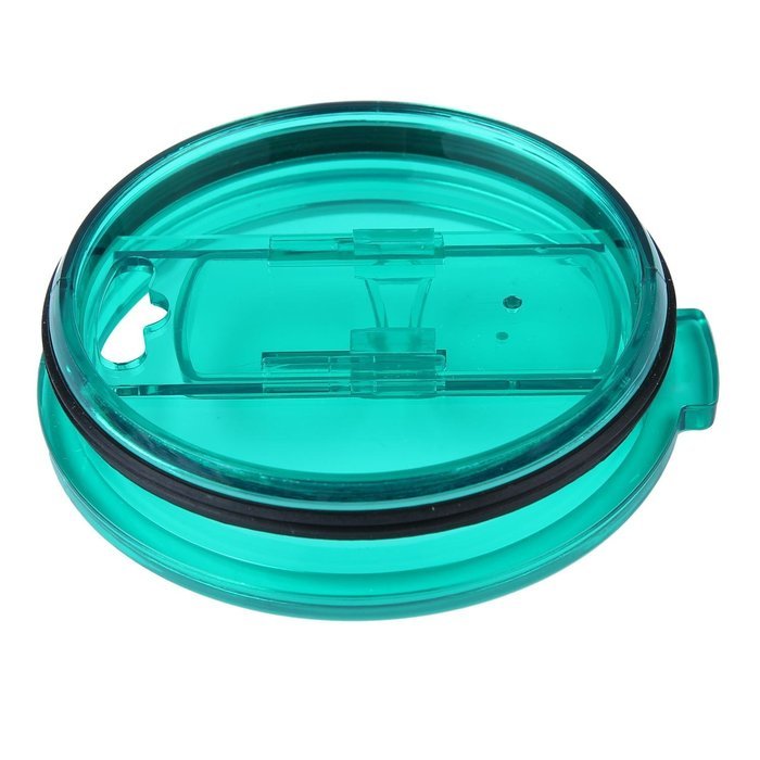 KOBWA Spill and Splash Resistant Lid with Slider Closure for Yeti Rambler, RTIC Tumblers 30 Oz. Tumblers Replacement... N32
