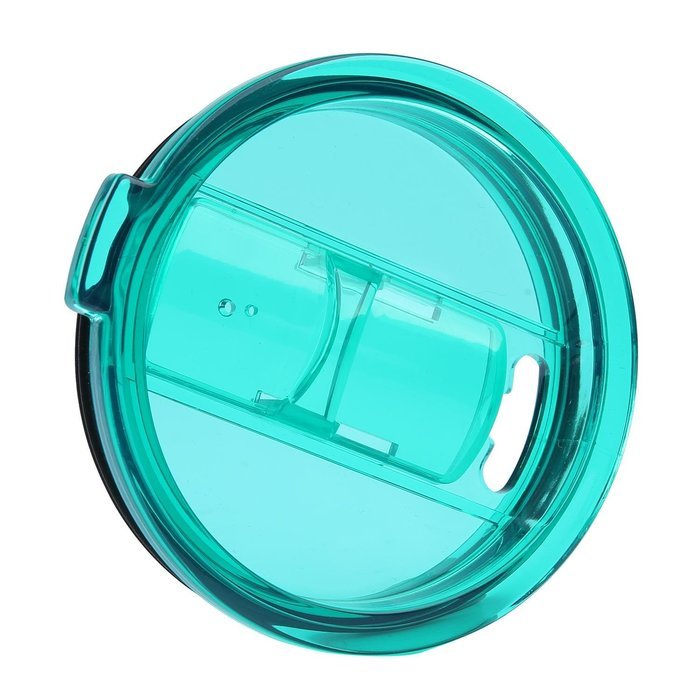 KOBWA Spill and Splash Resistant Lid with Slider Closure for Yeti Rambler, RTIC Tumblers 30 Oz. Tumblers Replacement... N33