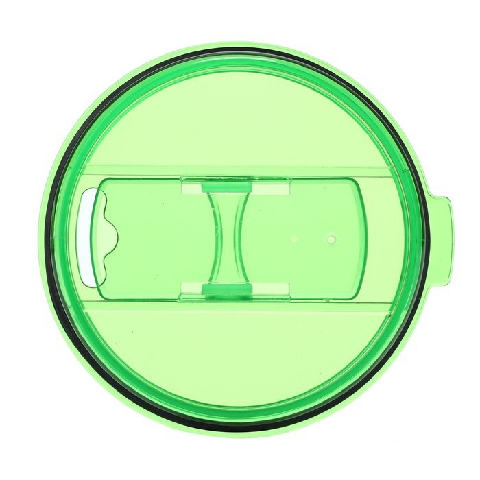 KOBWA Spill and Splash Resistant Lid with Slider Closure for Yeti Rambler, RTIC Tumblers 30 Oz. Tumblers Replacement... N37