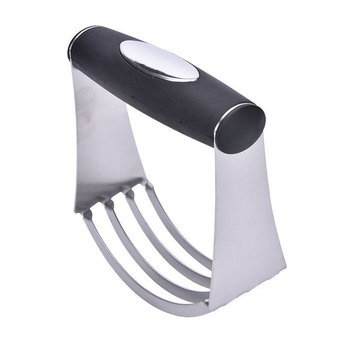CoscosX Pastry Cutter Stainless Steel-Kitchen Professional Ergonomic Baking Dough Blender-Round Hand Dough Blender... N3