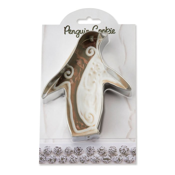 Penguin Cookie and Fondant Cutter - Ann Clark - 5 Inches - US Tin Plated Steel N3