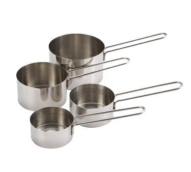 Culinary Depot Measuring Bowls, S/S with Interior Graduations 4, 6 Cups Baking Set Includes S/S Measuring Cups... N4