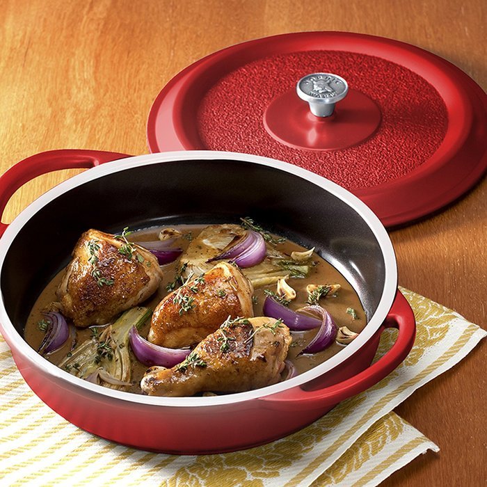 Nordic Ware Pro Cast Traditions Rectangle Baking Pan, 9 by 13-Inch, Cranberry N8