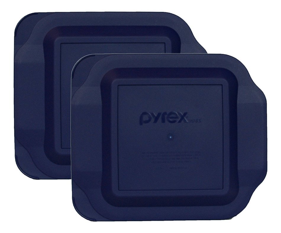 Pyrex Blue Plastic Lid for 2 Quart 8-inch Square Baking Dish #222-PC N5