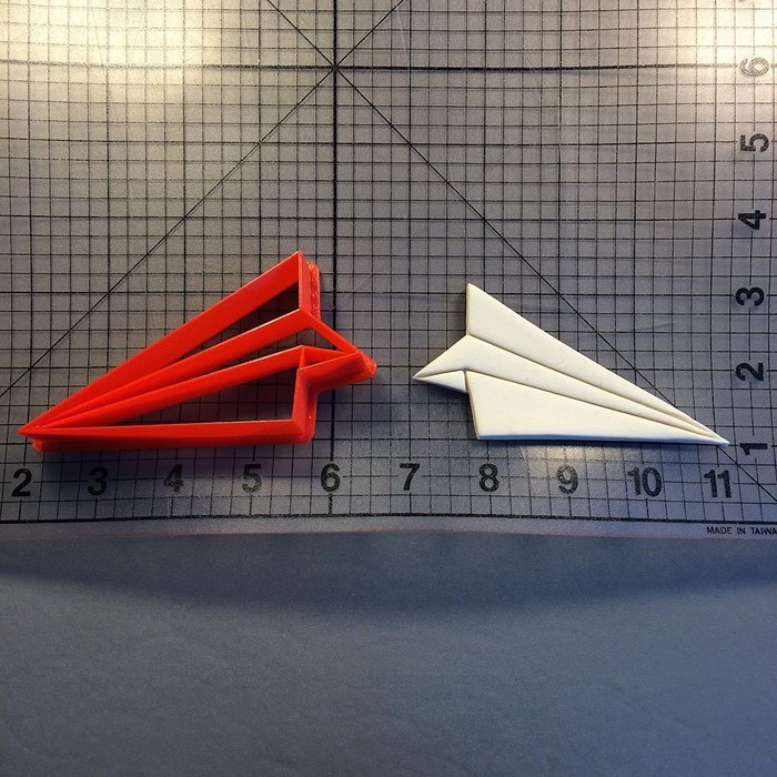 Paper Airplane 102 Cookie Cutter (5.5 inches) N2