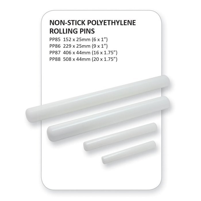 Knights Bridge Global PME Non-Stick Polyethlene Rolling Pin, 9-Inch N4