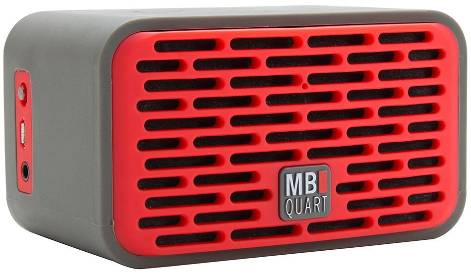 MBQUART QUBTwo Dual Driver Wireless Bluetooth Speaker (Red)
