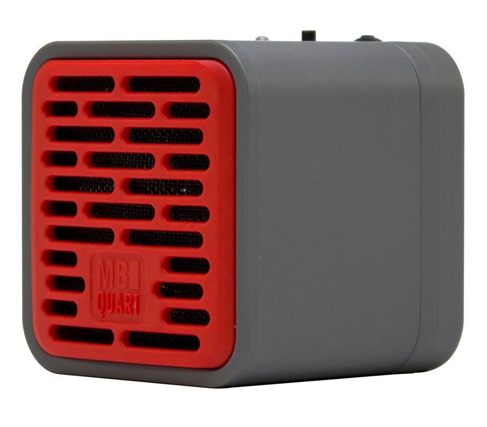 MBQUART QUBTwo Dual Driver Wireless Bluetooth Speaker (Red) N23