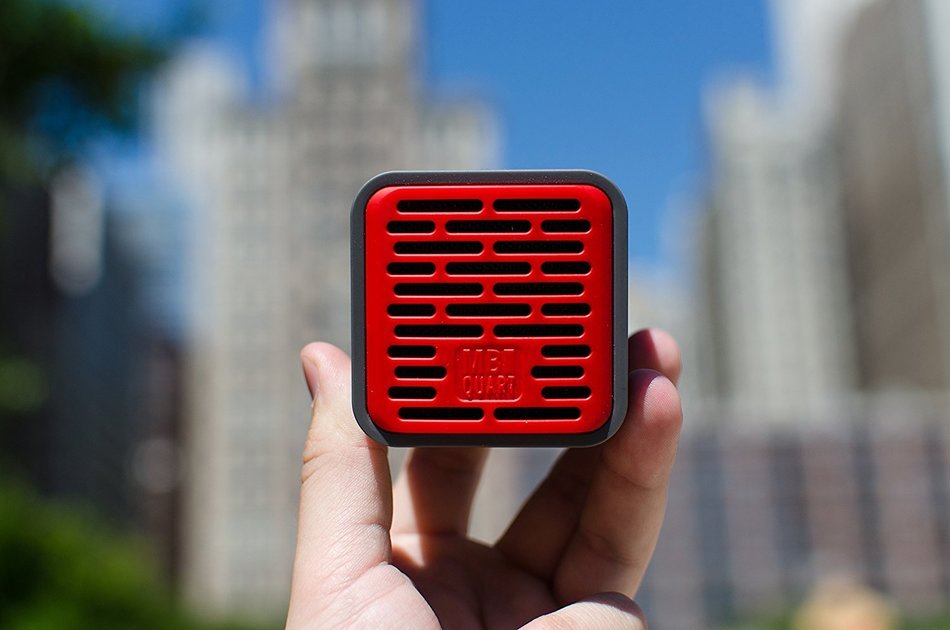 MBQUART QUBTwo Dual Driver Wireless Bluetooth Speaker (Red) N27