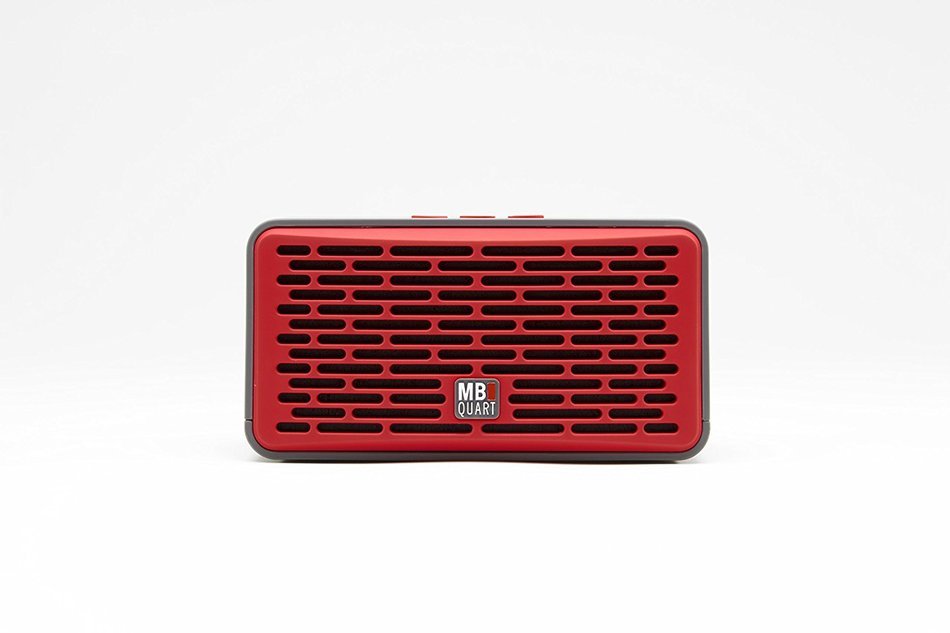 MBQUART QUBTwo Dual Driver Wireless Bluetooth Speaker (Red) N38