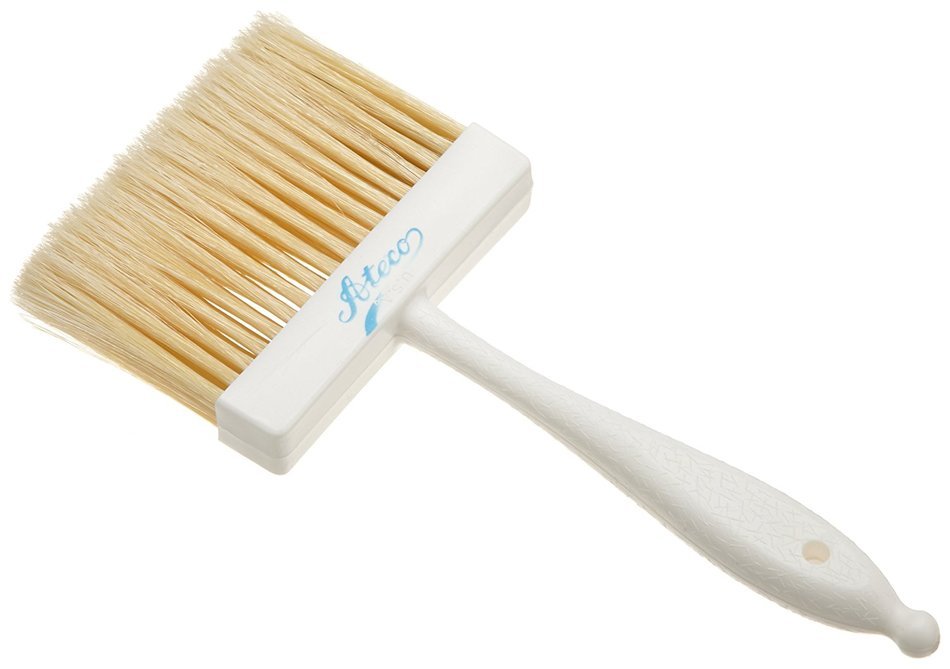 Ateco Epoxy Fused Flat Pastry Brush, 4 Inches Wide