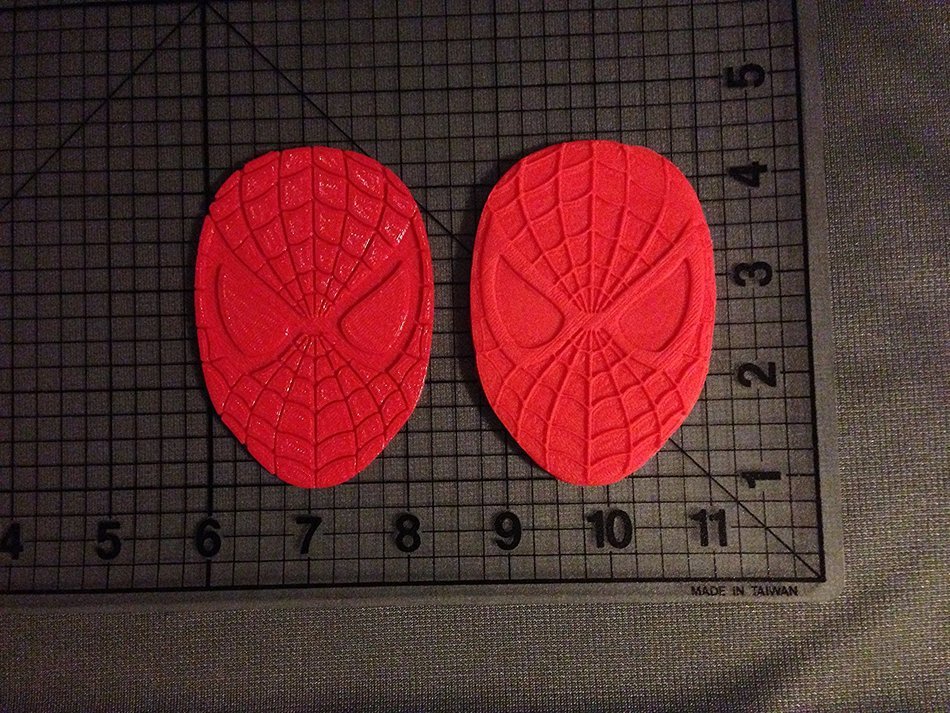 Spiderman Face Cookie Cutter (2 inches) N3