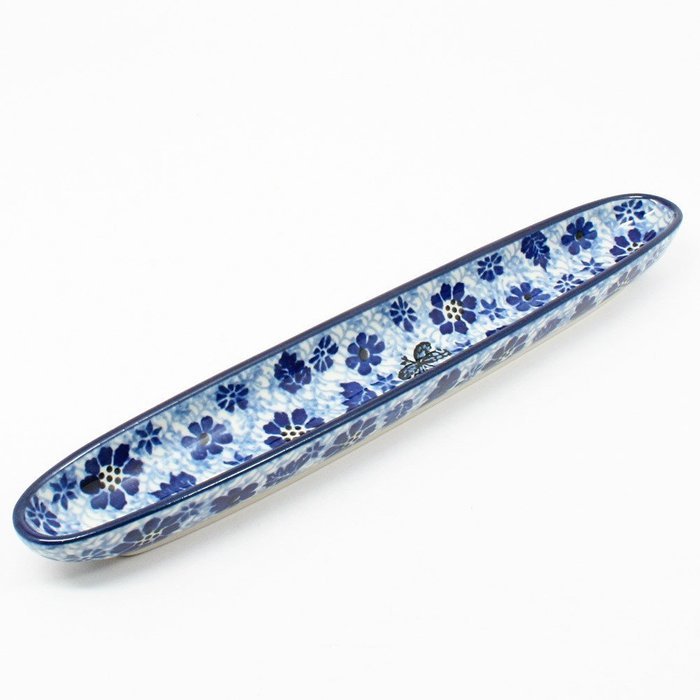 Polish Pottery 9.5" Olive Boat #1443