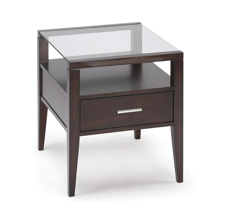 Magnussen Baker Wood Rectangular End Table N2