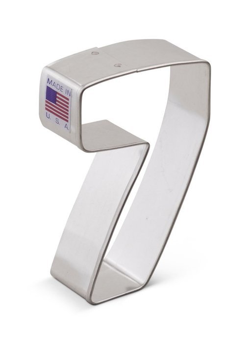 Ann Clark Number 7 Cookie Cutter - 3 Inches - Tin Plated Steel