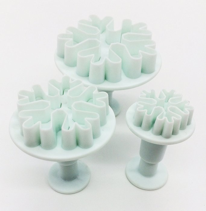 Cookie Cutters, Kootips 3 Pcs/set Snowflake Baking Fondant Cookie Cutters Cake Decoration N3