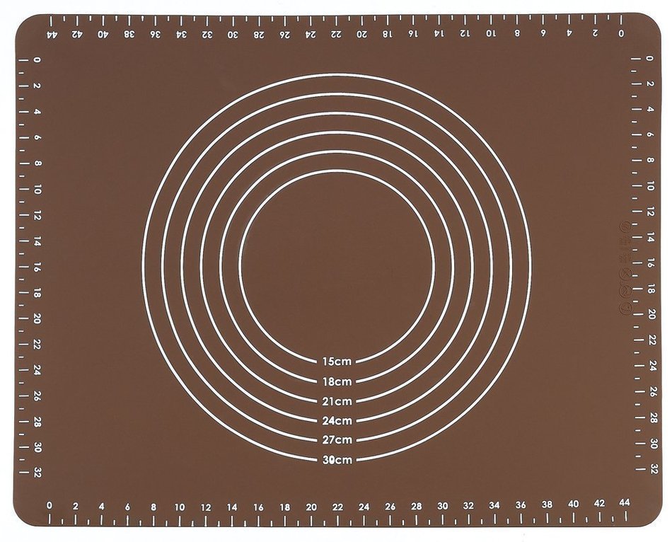 HANBUN Silicone Baking Mat with Measurements Conversions, Non-Slip for Rolling Dough N6