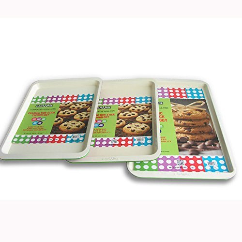 casaWare Cookie Sheet 3pc Set: Blue N4