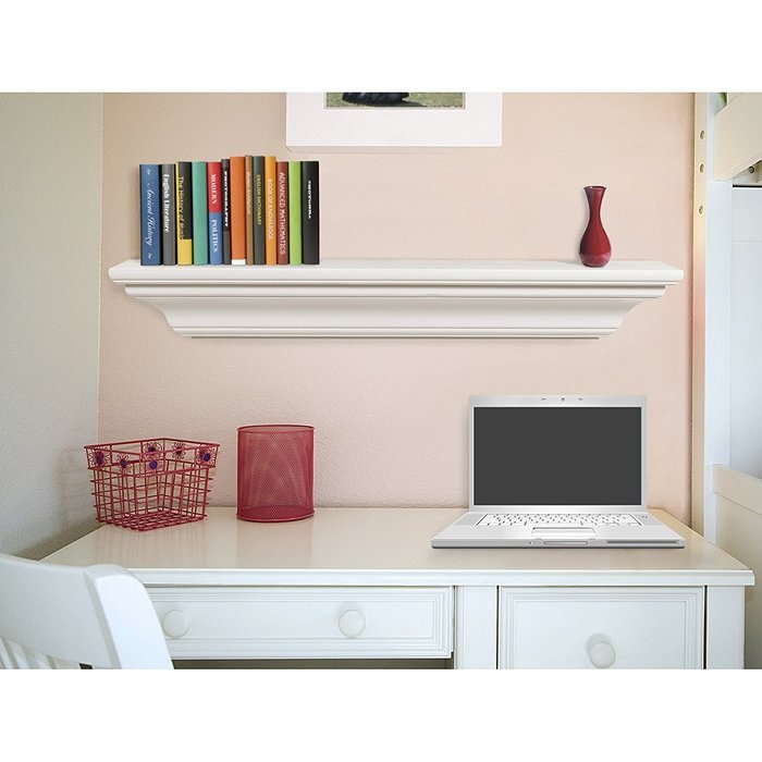 Pearl Mantels Crestwood Transitional Fireplace Mantel Shelf N2