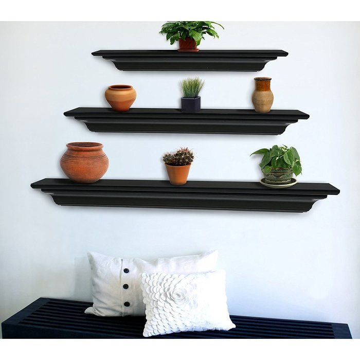 Pearl Mantels Crestwood Transitional Fireplace Mantel Shelf N4