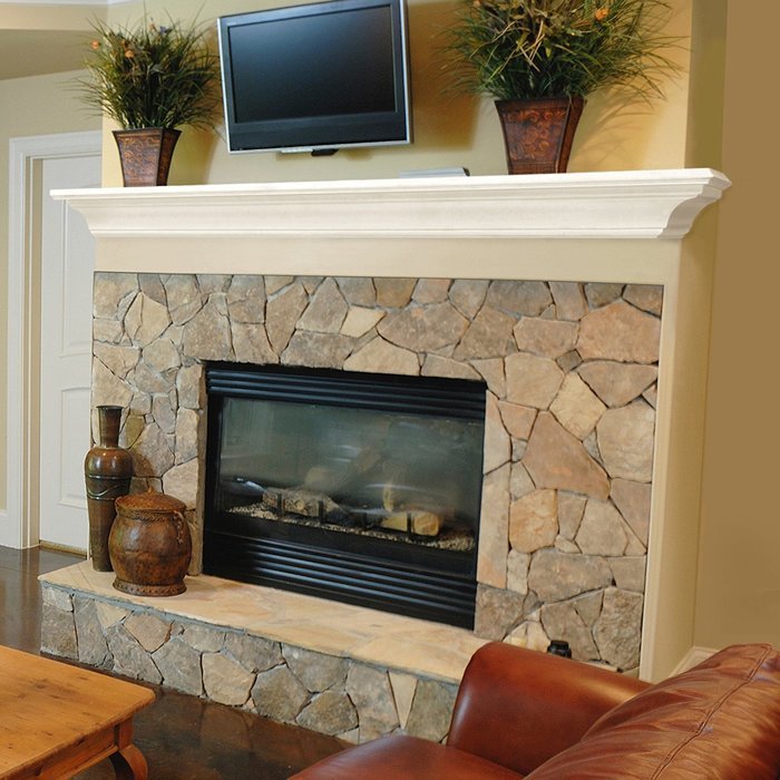Pearl Mantels Crestwood Transitional Fireplace Mantel Shelf N8