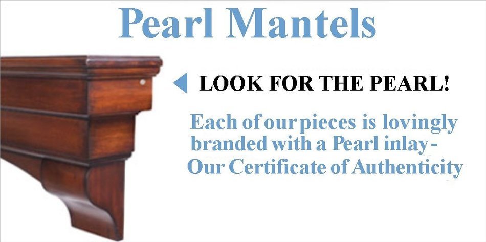 Pearl Mantels Crestwood Transitional Fireplace Mantel Shelf N10