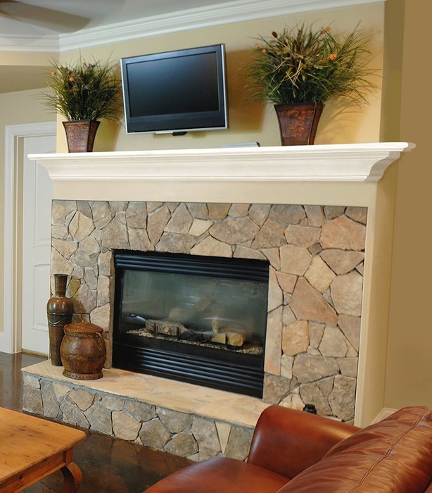 Pearl Mantels Crestwood Transitional Fireplace Mantel Shelf N11