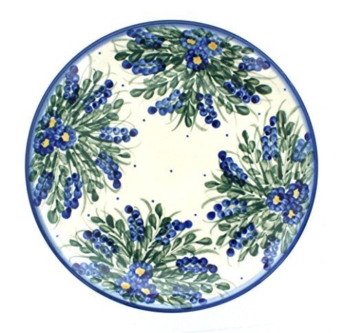 Polish Pottery Hyacinth Dessert Plate