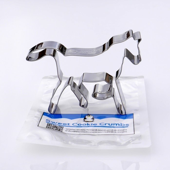 Trotting Horse Cookie Cutter - Stainless Steel