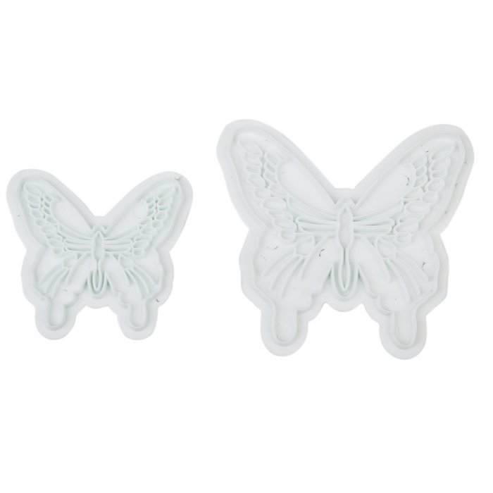 1 X Cake Fondant Decorating Sugarcraft Cookie Plunger Cutters Butterfly Mold