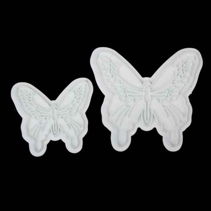 1 X Cake Fondant Decorating Sugarcraft Cookie Plunger Cutters Butterfly Mold N6