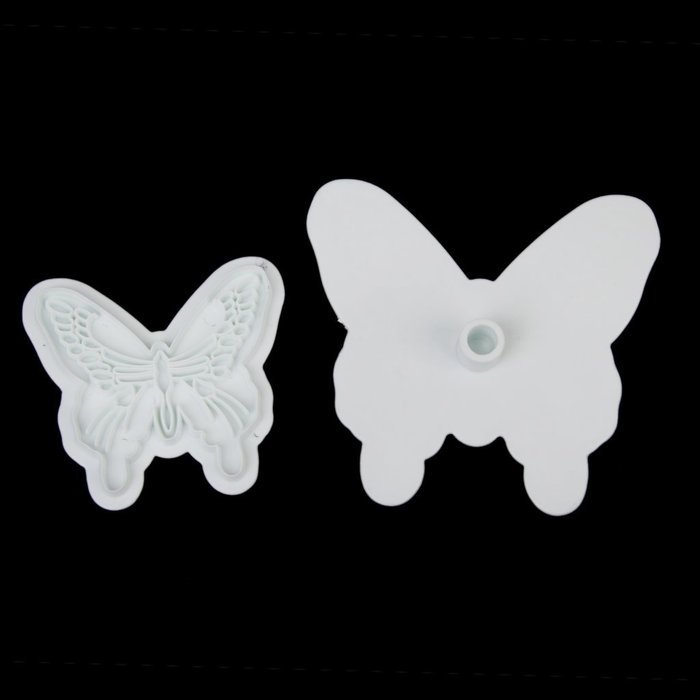 1 X Cake Fondant Decorating Sugarcraft Cookie Plunger Cutters Butterfly Mold N7