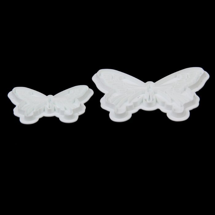 1 X Cake Fondant Decorating Sugarcraft Cookie Plunger Cutters Butterfly Mold N8