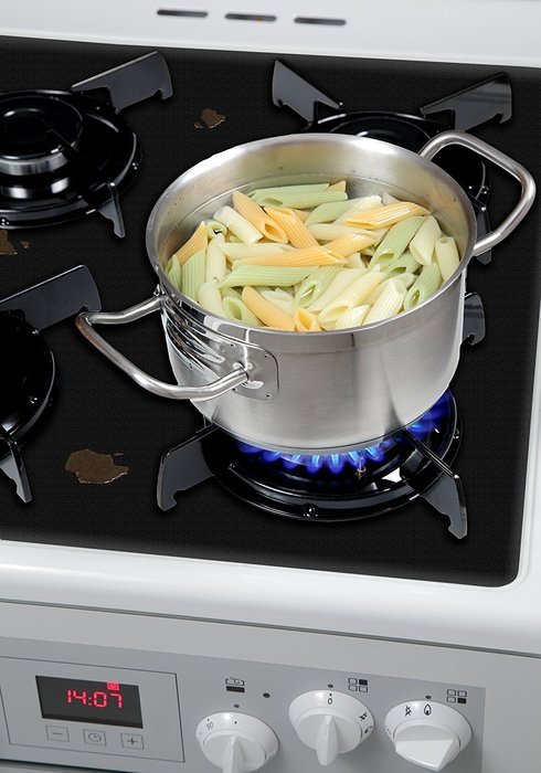 Chef Essential Extra Large Oven Liner, 17x25 Durable Non-Stick Teflon Material Sheet, 2 Pack N3
