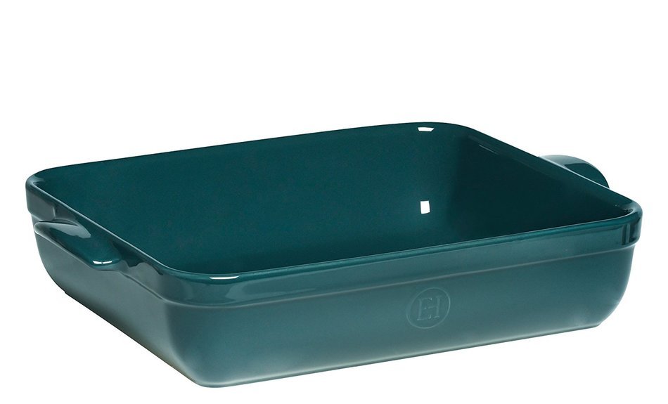 Emile Henry Made In France Lasagna/Roasting Dish 16.75" x 11"x 3" Burgundy Red N7