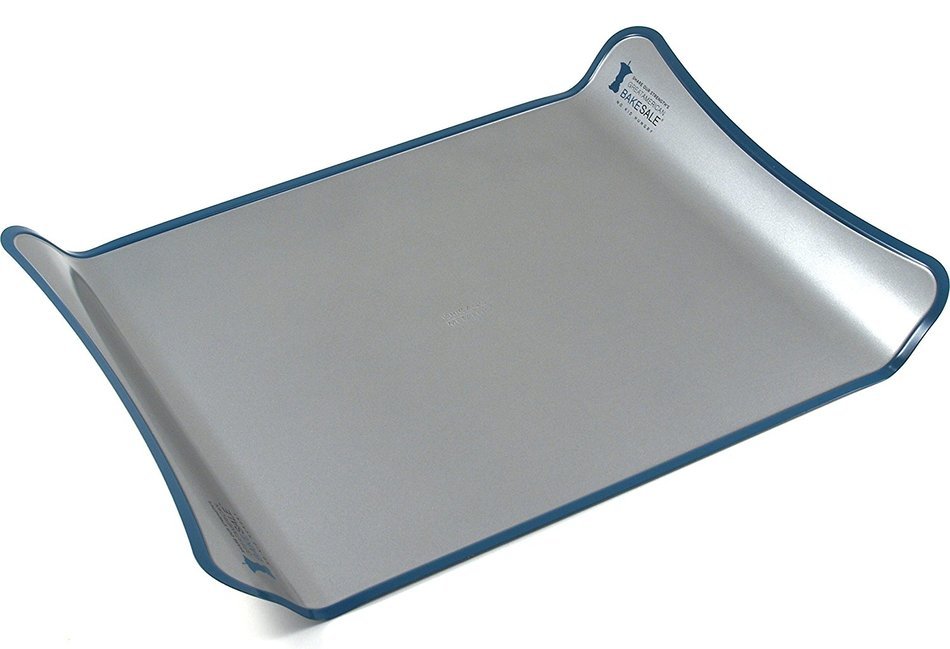 Chicago Metallic 14-Inch by 13-1/2-Inch Non Stick Great American Bake Sale Winged Cookie Sheet