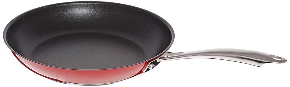 KitchenAid KCS60LCER Stainless Steel 6.0-Quart Low Casserole with Lid Cookware - Empire Red N8