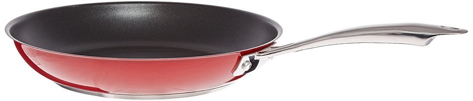 KitchenAid KCS60LCER Stainless Steel 6.0-Quart Low Casserole with Lid Cookware - Empire Red N9