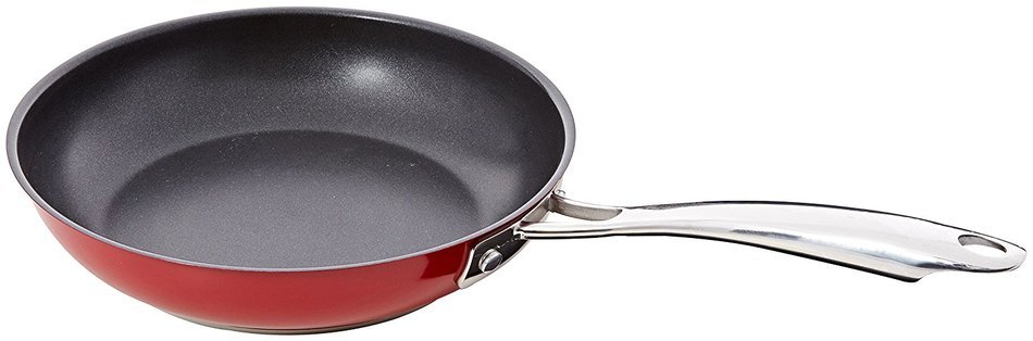 KitchenAid KCS60LCER Stainless Steel 6.0-Quart Low Casserole with Lid Cookware - Empire Red N10