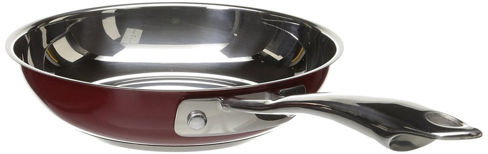 KitchenAid KCS60LCER Stainless Steel 6.0-Quart Low Casserole with Lid Cookware - Empire Red N27
