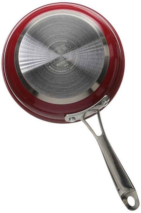KitchenAid KCS60LCER Stainless Steel 6.0-Quart Low Casserole with Lid Cookware - Empire Red N29