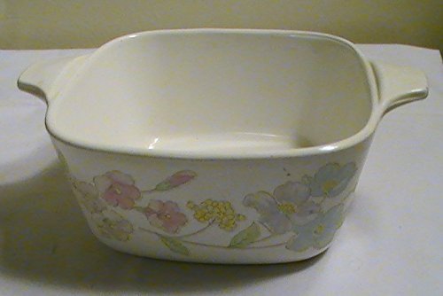 Corning Ware Pastel Bouquet Petite Casserole (No Lid) # P-43-B